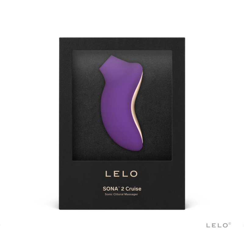Звуковой вакуумный стимулятор клитора – LELO SONA 2 Cruise Purple – функция Cruise, 12 режимов
