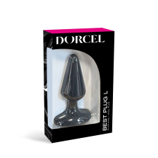 Анальна пробка Dorcel Best Plug L м'який soft-touch силікон, макс. діаметр 5,1 см