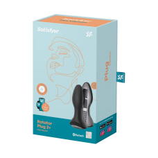 Анальная смарт-вибропробка с перлинным массажем Satisfyer Rotator Plug 2+ Black