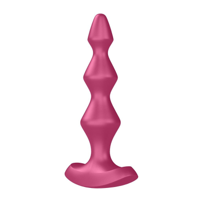 Анальний стимулятор-намистини з двома моторами Satisfyer Lolli-Plug 1 Berry