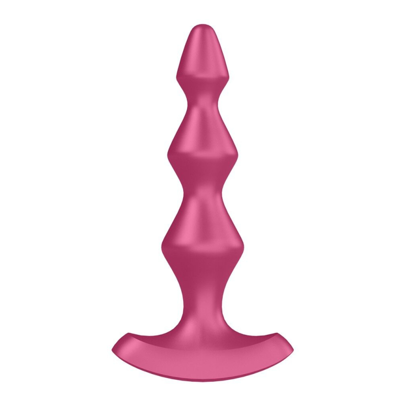 Анальний стимулятор-намистини з двома моторами Satisfyer Lolli-Plug 1 Berry
