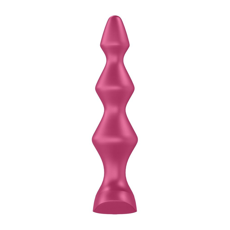 Анальний стимулятор-намистини з двома моторами Satisfyer Lolli-Plug 1 Berry