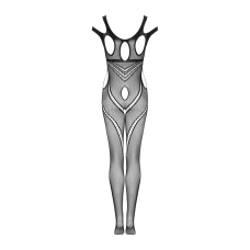 Боди-стокинг Obsessive Bodystocking G322 S/M/L, фантасмагорично-силуэтный крой
