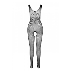 Бодістокінг з крилами Passion BS098 One Size, червоний, середня сітка, відкритий доступ