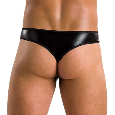 Чоловічі стринги Passion 033 THONG PAUL L/XL Чорний колір, під латекс