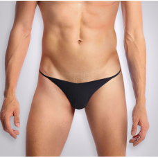 Чоловічі трусики XS–2XL з силіконовою анальною пробкою Art Sex – Sexy Panties plug size S Чорний колір