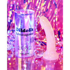 Дилдо з блискітками Love To Love DILDOLLS EXTRAVAGANZA на присосці, довжина 14 см
