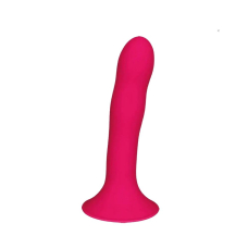 Дилдо з присоскою Adrien Lastic Hitsens 4 Pink, довжина 17.8 см, діам. 3.7 см, підходить для страпона