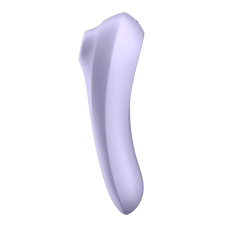Дистанційний смарт вібратор + вакуумний стимулятор Satisfyer Dual Pleasure Mauve – керування з телефона на відстані