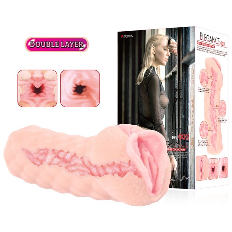 Двошаровий мастурбатор – Kokos Elegance 002 Double Layer