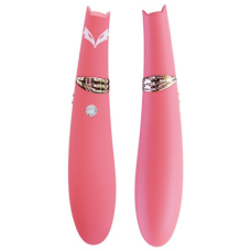 Двосторонній вакуумний стимулятор з вібрацією – CuteVibe Foxy Sakura – 10 вібро + 5 інтенсивностей вакууму
