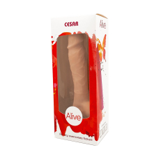 Фалоімітатор Alive Cesar Mega Realistic, довжина 16 см, діам. 3.5 см, FutureSkin, двошаровий