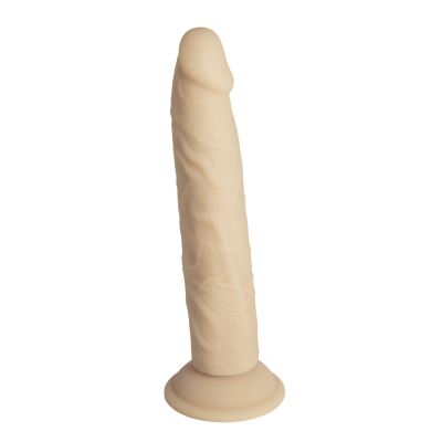 Фалоімітатор Naked Addiction Dual Density Bendable Dildo Vanilla, довжина 22.8 см, вібропуля в подарунок