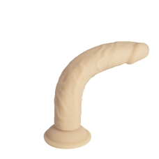 Фалоімітатор Naked Addiction Dual Density Bendable Dildo Vanilla, довжина 22.8 см, вібропуля в подарунок