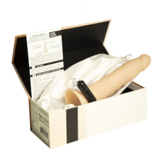 Фаллоимитатор Naked Addiction Dual Density Bendable Dildo Vanilla, длина 22.8 см, вибропуля в подарок