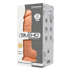 Великий фалоімітатор SilexD Arnold Flesh, двошаровий, силікон + Silexpan, довжина 26.3 см
