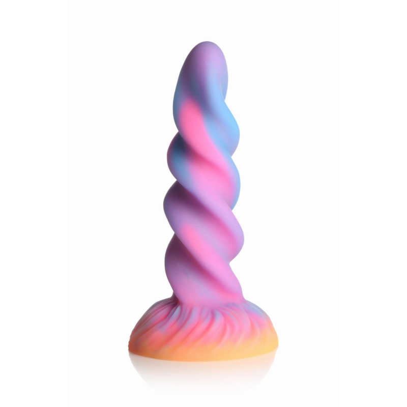 Хентай Дилдо Creature Cocks Unicorn Glow-in-the-Dark 20.6 см – світиться в темряві