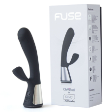 Інтерактивний вібратор-кролик – Ohmibod Fuse for Kiiroo Black – керування з телефона на відстані