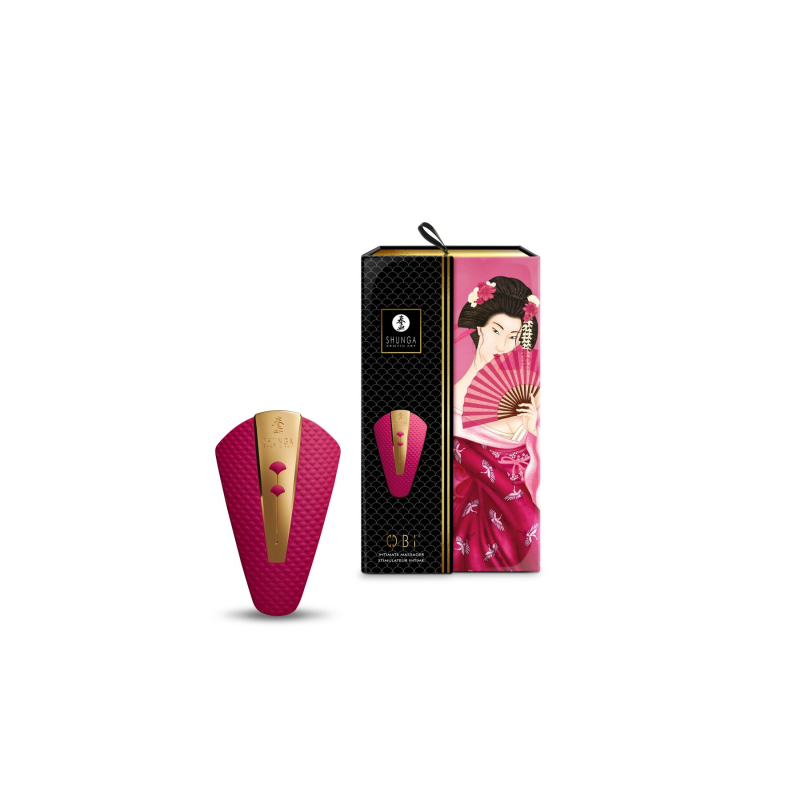 Кліторальний вібратор – Shunga Obi Raspberry – 10 режимів вібрації, 5 рівнів інтенсивності