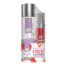 Комплект JO GWP – Agape 120 ml & Oral Delight – Strawberry 30 мл