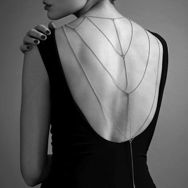 Ланцюжок для спини Bijoux Indiscrets Magnifique Back and Cleavage Chain – Золотистий, прикраса для тіла