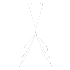 Ланцюжок для тіла Bijoux Indiscrets Magnifique 8 Body Chain – Сріблястий