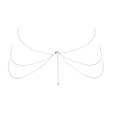 Ланцюжок для тіла Bijoux Indiscrets Magnifique 8 Body Chain – Сріблястий