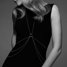Ланцюжок для тіла Bijoux Indiscrets Magnifique 8 Body Chain – Сріблястий