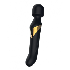 Масажер 2в1 Dorcel Dual Orgasms Gold – 7 програм вібрації та 7 режимів обертання голівки з кульками