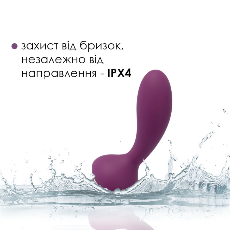 Массажёр простаты и вибратор точки G с пультом Svakom Julie Violet