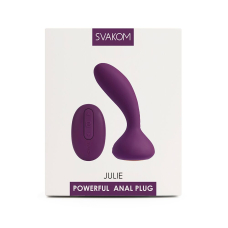 Массажёр простаты и вибратор точки G с пультом Svakom Julie Violet