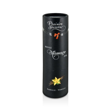 Масажна олія Plaisirs Secrets Vanilla (59 мл) з афродизіаками, їстівна, подарункове паковання