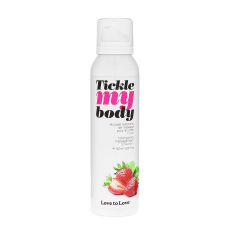 Масажна піна Love To Love TICKLE MY BODY Strawberry (150 мл) зволожувальна