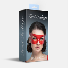 Маска Feral Feelings – Mystery Mask Червоний Trannsparent