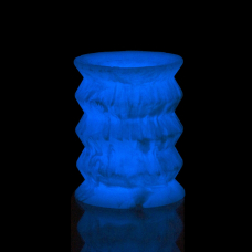 Мастурбатор з віброкулею – ADDICTION Silicone Reversible Stroker – Glow in the Dark