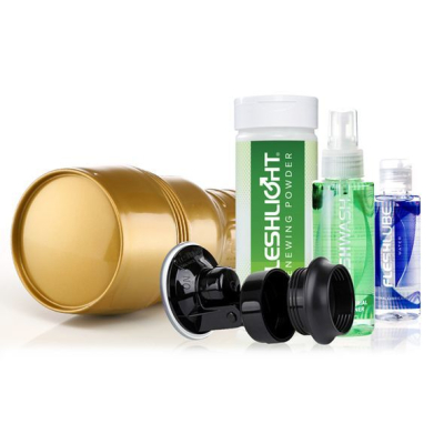 Мастурбатор на присоске – Fleshlight STU Value Pack + смазка, очищающее и восстанавливающее средство