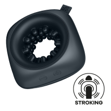 Мастурбатор для члена із 12 режимами вібрації – Satisfyer Ring Stroker