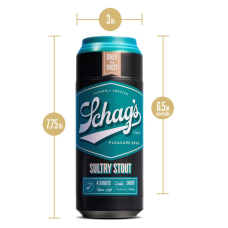 Самозмащувальний мастурбатор з єфектом вакууму – Blush Schag's Sultry Stout Frosted