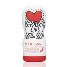 Мастурбатор члена з вакуумною стимуляцією – Tenga Keith Haring Deep Throat Cup