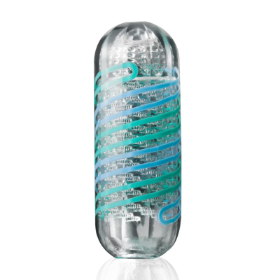 Мастурбатор Tenga Spinner 04 Pixel Cool Edition – пружна спіраль і динамічний внутрішній рельєф