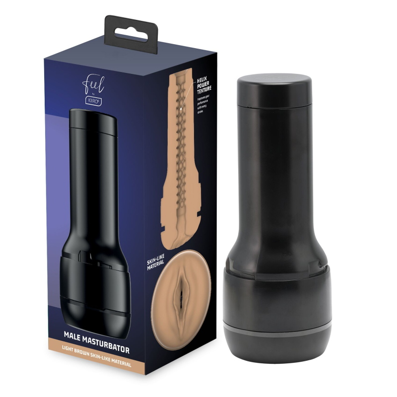 Мастурбатор в колбі для секс машини Kiiroo Keon – Kiiroo Feel Stroker Light Brown
