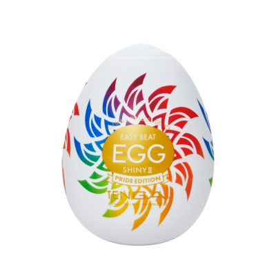 Прозорий мастурбатор яйце Tenga Egg Shiny II Pride Edition
