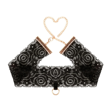 Мереживні наручники та комір Rosy Gold – Lace Cuffs and Collar – Чорний колір