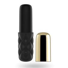 Міні вібратор – Satisfyer Sparkling Darling Gold – 15 вібрацій, різноманітність текстур