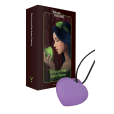 Міні вібратор "Сердечко" – FairyGasm PleasureStone Violet – 9 яскравих вібро-режимів