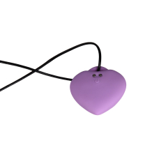 Міні вібратор "Сердечко" – FairyGasm PleasureStone Violet – 9 яскравих вібро-режимів