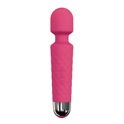 Міні вібромасажер Dorcel Wand Wanderful Magenta – потужний, водонепроникний, 10 віброрежимів + 8 швидкостей