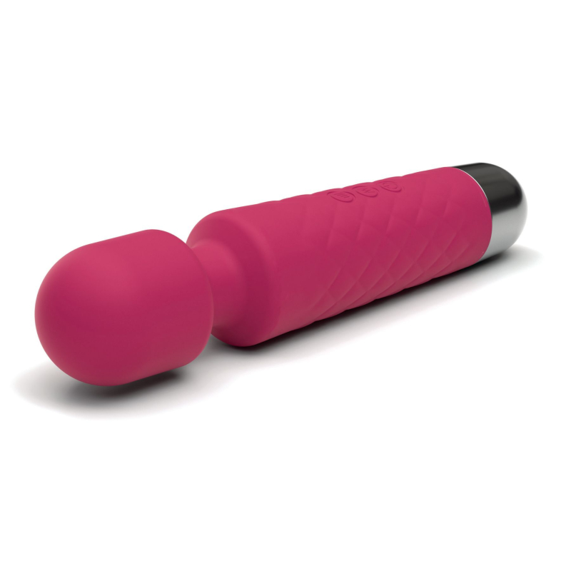 Міні вібромасажер Dorcel Wand Wanderful Magenta – потужний, водонепроникний, 10 віброрежимів + 8 швидкостей