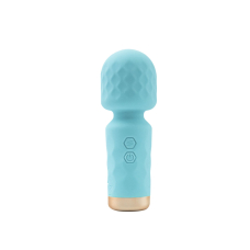 Міні вібромасажер M’Lady Mini Vibrating Wand, бірюзового кольору