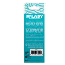 Міні вібромасажер M’Lady Mini Vibrating Wand, бірюзового кольору